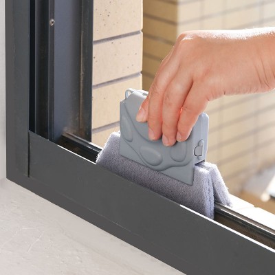 Scouring Pad Sill Sink Brush Magic Window Groove Track Cleaning Brush Tools