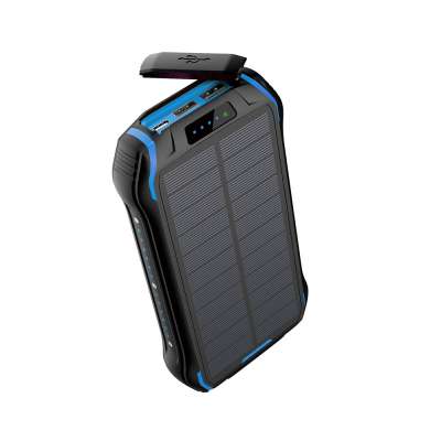 Solar Wireless Outdoor Waterproof Power Bank Mobile Charger 36800mAh